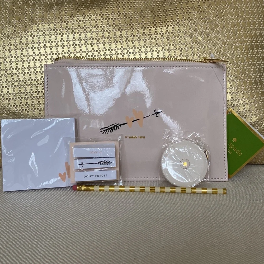 Kate spade pencil pouch Two Hearts
